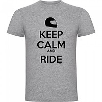 [해외]KRUSKIS 반팔 티셔츠 Keep Calm And Ride 9139292445 Heather Grey