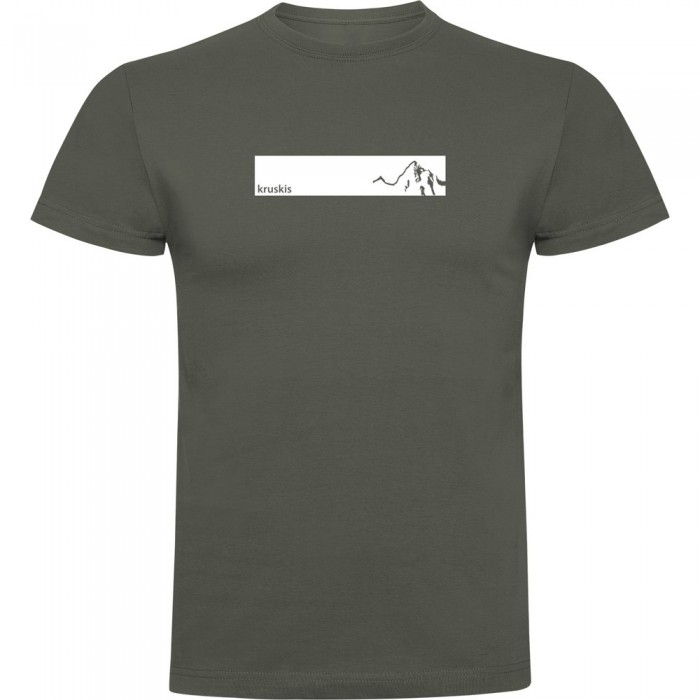 [해외]KRUSKIS 프레임 Mountain 반팔 티셔츠 4139292174 Dark Army Green