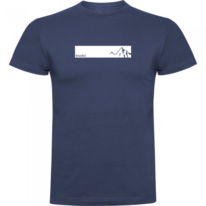 [해외]KRUSKIS 프레임 Mountain 반팔 티셔츠 4139292176 Denim Blue