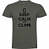 [해외]KRUSKIS Keep Calm And Climb 반팔 티셔츠 4139292422 Dark Army Green