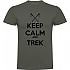 [해외]KRUSKIS Keep Calm And Trek 반팔 티셔츠 4139292466 Dark Army Green