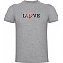 [해외]KRUSKIS Love 반팔 티셔츠 4139292517 Heather Grey