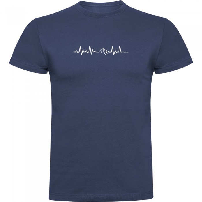 [해외]KRUSKIS Mountain Heartbeat 반팔 티셔츠 4139292568 Denim Blue
