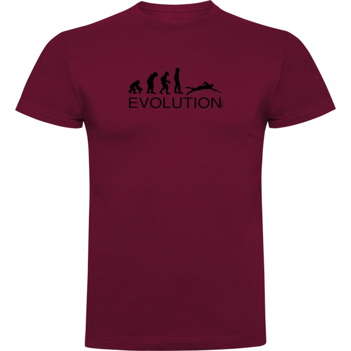 [해외]KRUSKIS Natacion Evolution Swim 반팔 티셔츠 6139292595 Dark Red