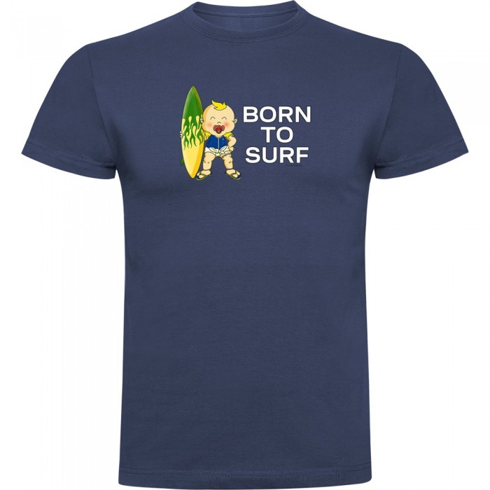 [해외]KRUSKIS Born To Surf 반팔 티셔츠 14139291804 Denim Blue