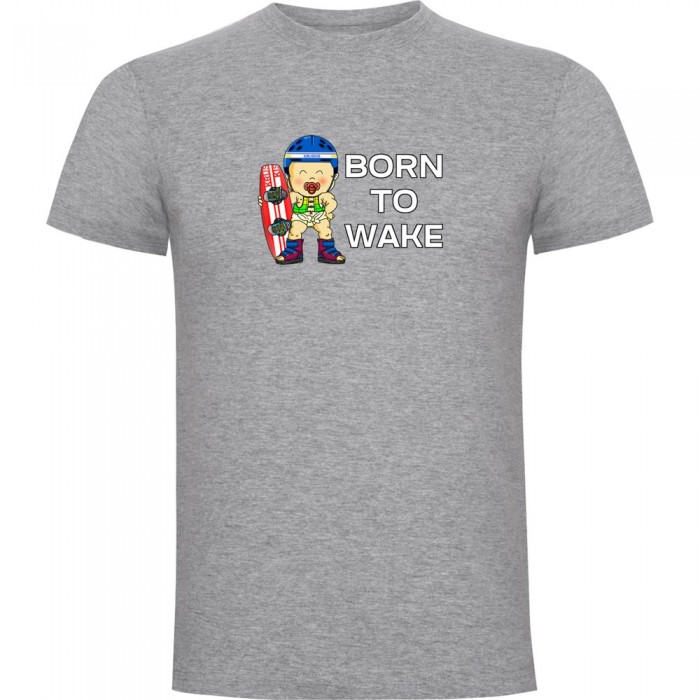 [해외]KRUSKIS Born To Wake 반팔 티셔츠 14139291821 Heather Grey