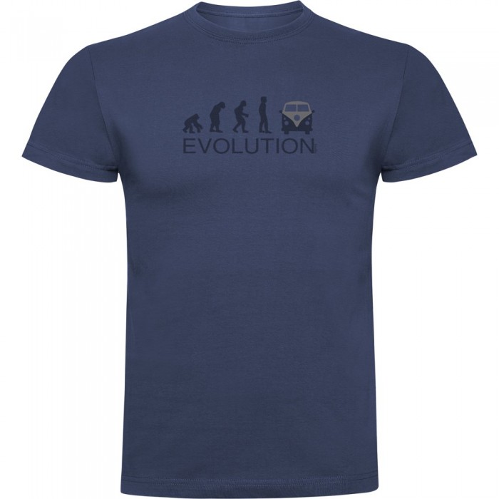 [해외]KRUSKIS Evolution Surf California Van 반팔 티셔츠 14139292076 Denim Blue
