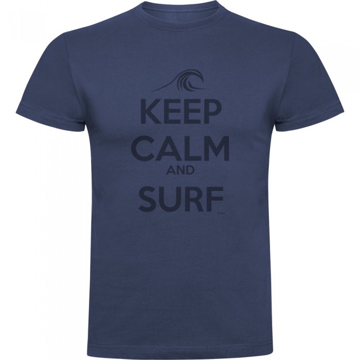 [해외]KRUSKIS Surf Keep Calm And Surf 반팔 티셔츠 14139293144 Denim Blue