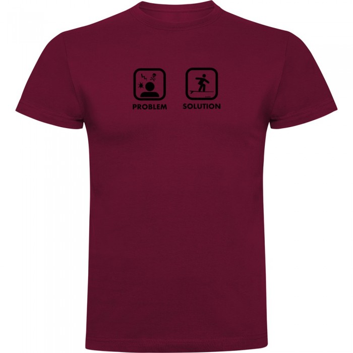 [해외]KRUSKIS 반팔 티셔츠 프로blem 솔루션 Surf 14139293147 Dark Red