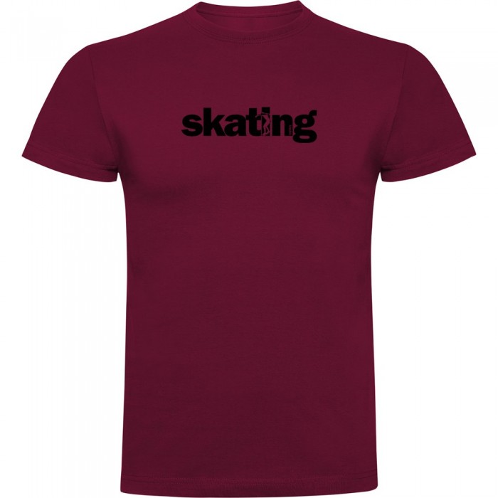 [해외]KRUSKIS Word Skating 반팔 티셔츠 14139293303 Dark Red