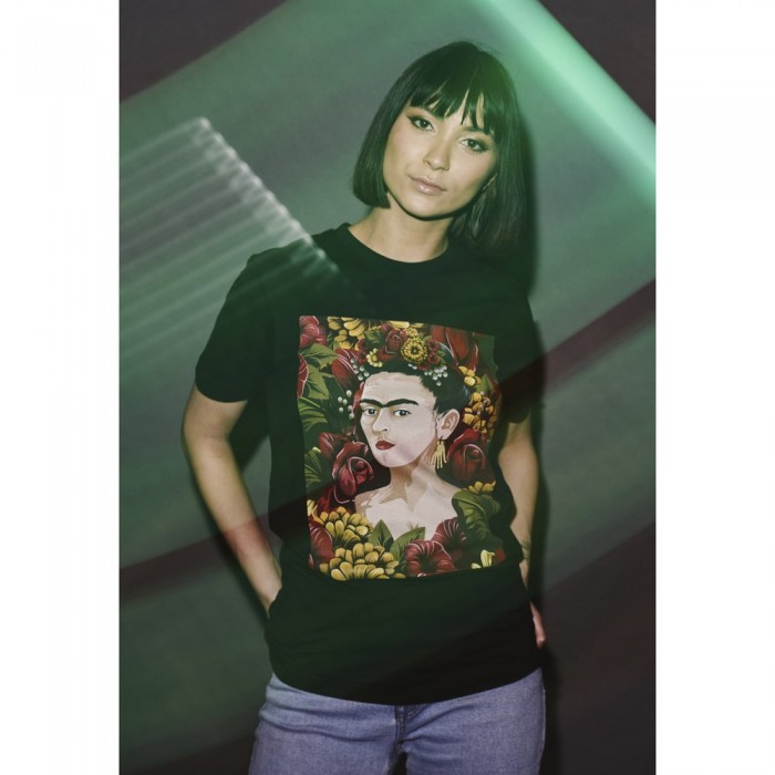 [해외]URBAN CLASSICS Frida Kahlo 반팔 티셔츠 138452919 Black