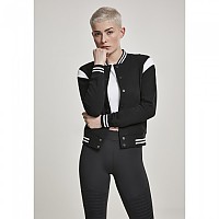 [해외]URBAN CLASSICS 재킷 이넷 칼리지 스웨터 138453231 Black / White