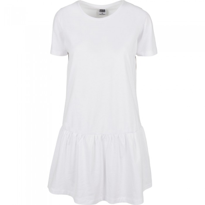[해외]URBAN CLASSICS Dress Valance 반팔 티셔츠 138556911 White