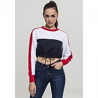 [해외]URBAN CLASSICS 3-Tone Stripe Crew 티셔츠 138556992 Navy Blue / White / Red