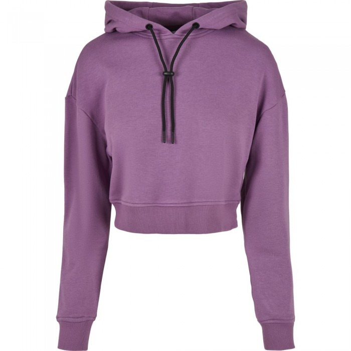 [해외]URBAN CLASSICS 스웨트 셔츠 코트 테리 빅 138557376 Purple