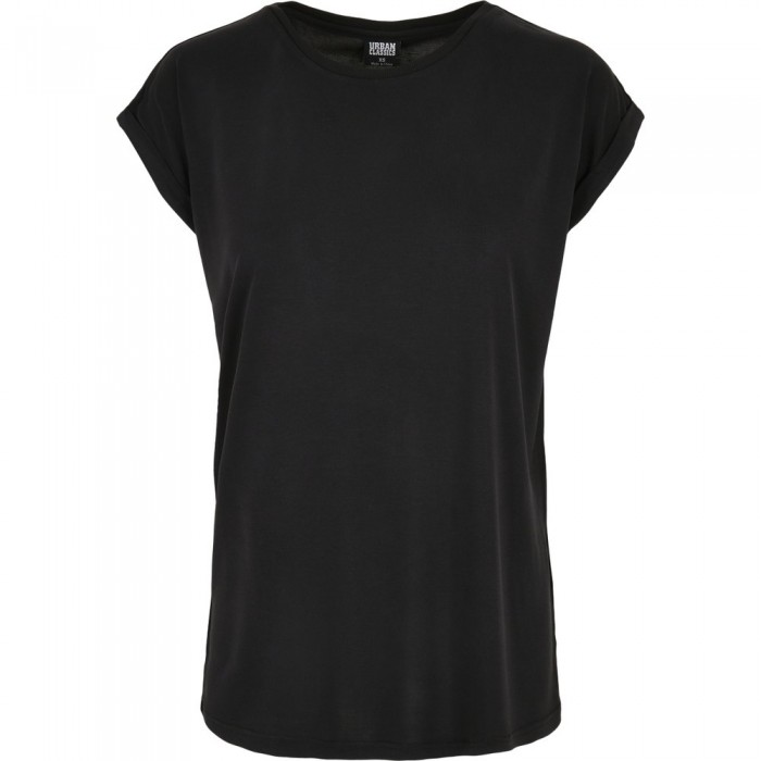 [해외]URBAN CLASSICS Modal Extended Shoulder 반팔 티셔츠 138610428 Black