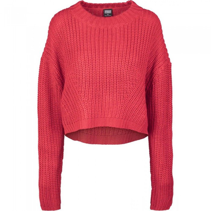[해외]URBAN CLASSICS 스웨트 셔츠 큰 와이드 Oversized 138557492 Red