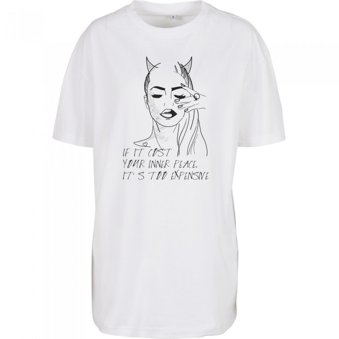 [해외]MISTER TEE Ladies Inner Peace Sign 반팔 티셔츠 138674734 White
