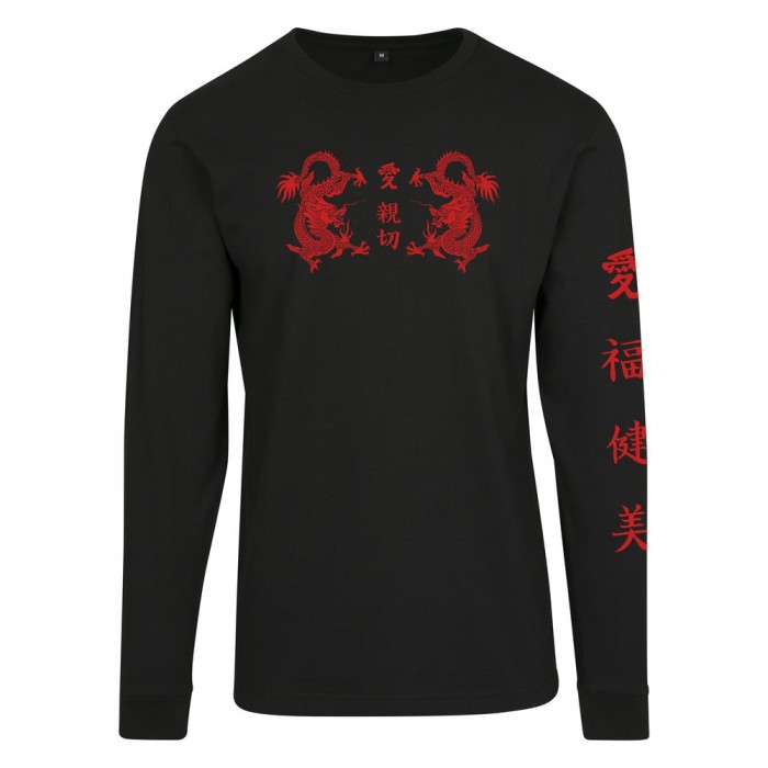 [해외]MISTER TEE Chinee Letter 롱leeve 긴팔 티셔츠 138674937 Black