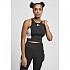 [해외]URBAN CLASSICS Crop Top Starter Sports 반팔 티셔츠 138684843 Black / White