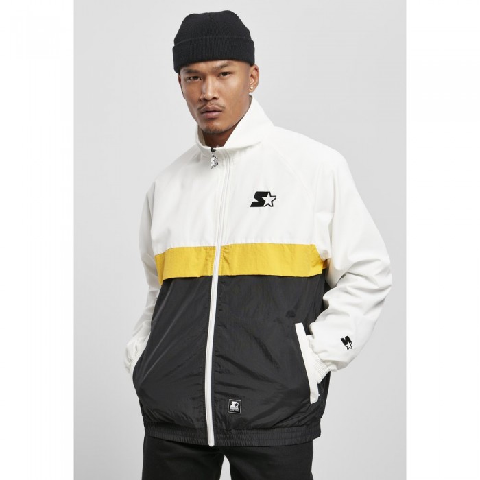 [해외]URBAN CLASSICS 재킷 스타터 삼색 조깅 138452421 White / Black / Beige