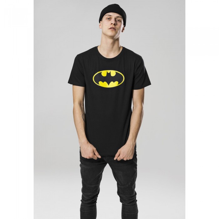 [해외]URBAN CLASSICS Batman 로고 반팔 티셔츠 138453754 Black