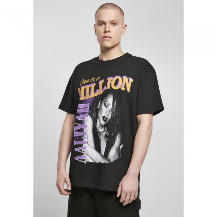 [해외]MISTER TEE 티셔츠 Aaliyah One In A Million Oversize 138474769 Black