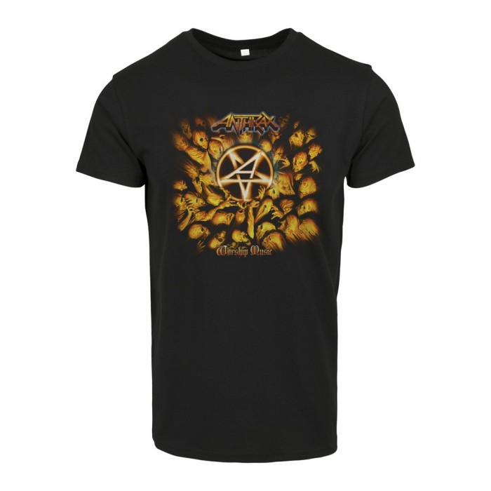 [해외]URBAN CLASSICS Anthrax Worship 티셔츠 138558768 Black