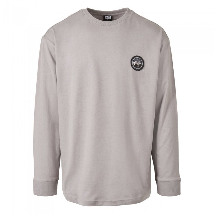 [해외]URBAN CLASSICS 긴팔 티셔츠 하이킹 패치 138559369 Dark Gray