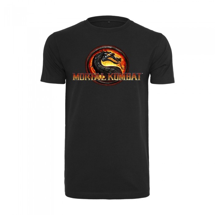 [해외]URBAN CLASSICS 모탈 컴뱃 로고가 있는 티셔츠 138559438 Black