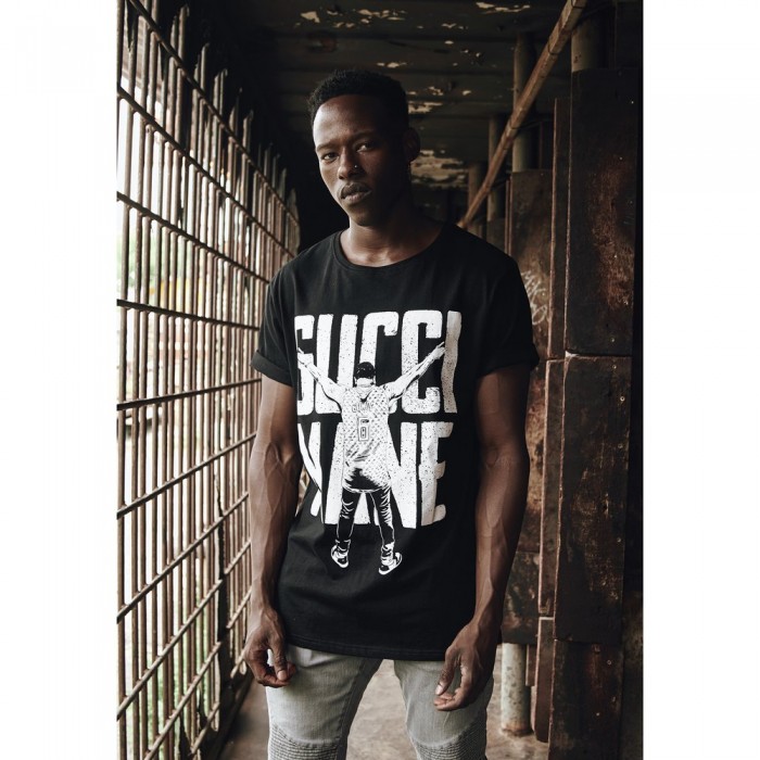 [해외]URBAN CLASSICS 티셔츠 Gucci Mane Guwop Tance 138559442 Black