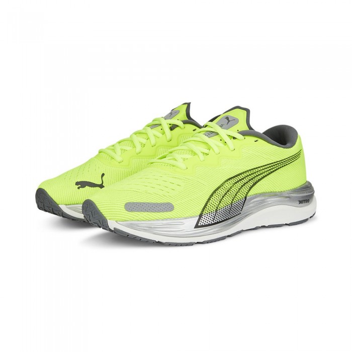[해외]푸마 Velocity Nitro 2 Running Shoes 6139004514 Lime Squeeze / Castlerock
