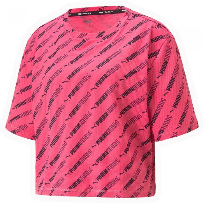 [해외]푸마 Favorite Aop Crop T-Shirt 6139002773 Sunset Pink