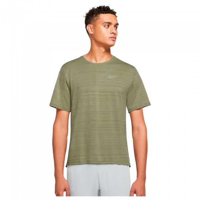 [해외]나이키 Dri Fit Miler Short Sleeve T-Shirt 6138839010 Alligator / Reflective Silver