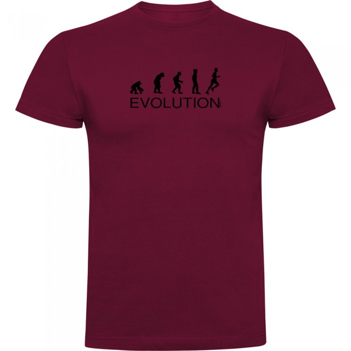 [해외]KRUSKIS 반팔 티셔츠 Evolution 런닝 6139292043 Dark Red