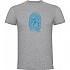 [해외]KRUSKIS Triathlon Fingerprint 반팔 티셔츠 6139293205 Heather Grey