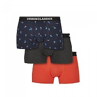 [해외]URBAN CLASSICS 복서 2 단위 138512838 Black / Blue