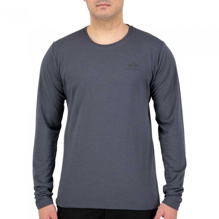 [해외]알파 인더스트리 Back Print 헤비 긴팔 티셔츠 138947024 Greyblack
