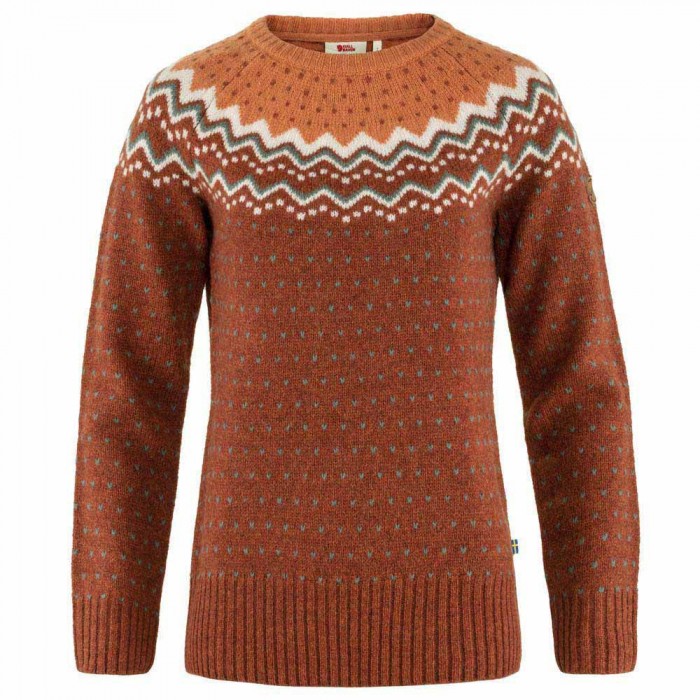 [해외]피엘라벤 스웨터 ?vik Knit 4139168646 Autumn Leaf / Desert Brown