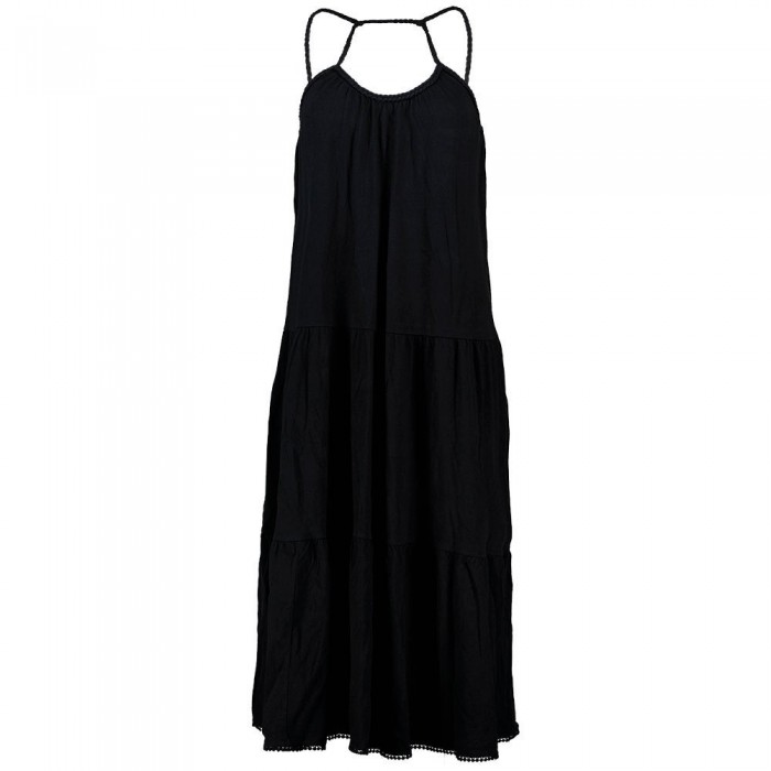 [해외]슈퍼드라이 Vintage Jersey Midi Dress Refurbished Vintage Black