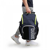 [해외]아레나 Spiky III 45L 배낭 6139096212 Navy / Neon