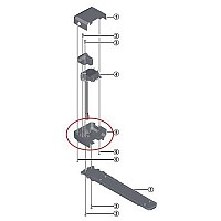 [해외]시마노 하단 커버 배터리 E-6000 Abus 4137149665 Black