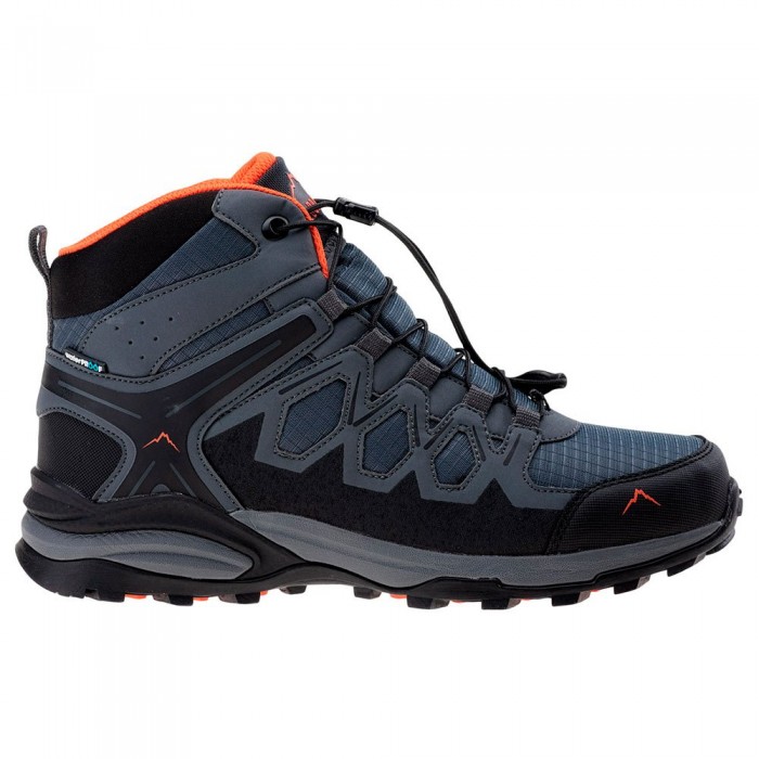 [해외]ELBRUS Euberen 미드 WP 등산화 4139333129 Dark Grey / Black / Tangerine Tango