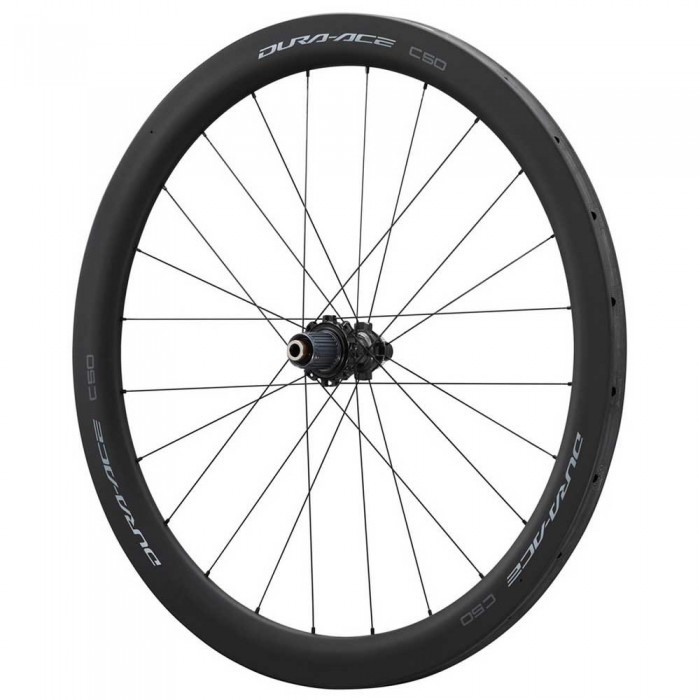 [해외]시마노 Dura Ace R9270 C50 CL Disc Carbon Tubular 도로 자전거 뒷바퀴 1138344503 Black