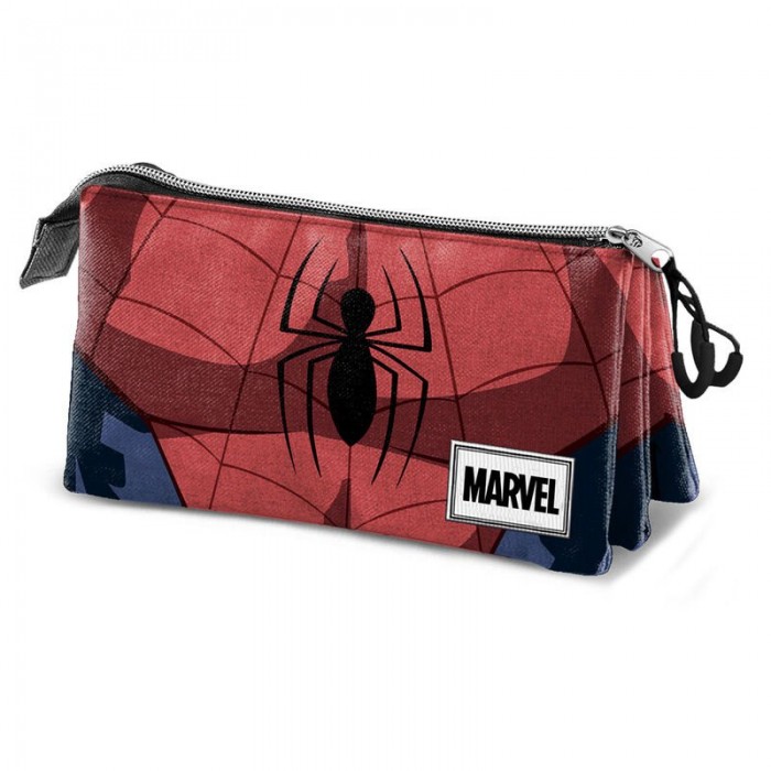 [해외]KARACTERMANIA 트리플 포켓 필통 수트 마블 Spiderman 139347128 Multicolour