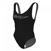 [해외]나이키 SWIM U-Back Multi Logo 수영복 6138935859 Jet Black