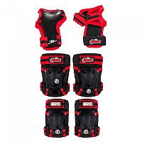 [해외]MARVEL 무릎 보호대 Skate Avengers 14139345440 Black / Red