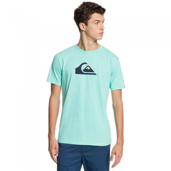 [해외]퀵실버 Comp Logo Short Sleeve T-Shirt 14137986605 Cabbage
