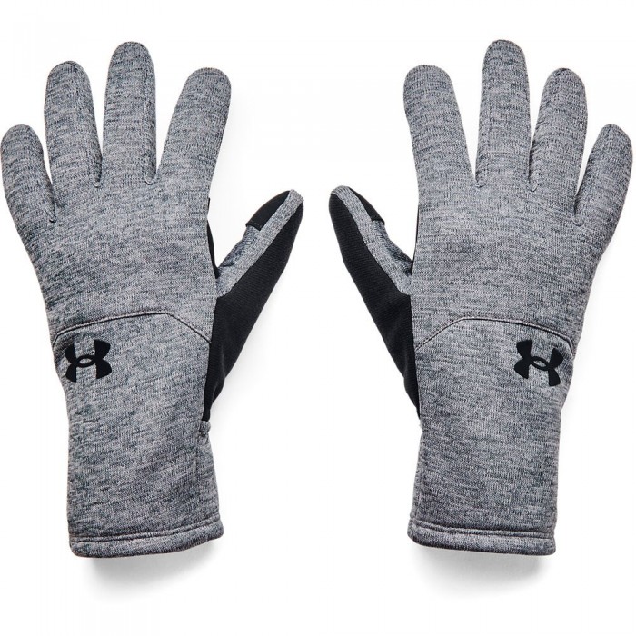 [해외]언더아머 Storm Fleece Gloves 6139073823 Pitch Gray / Steel / Black