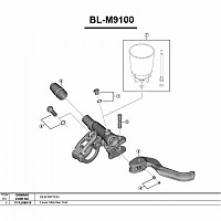 [해외]시마노 브레이크 BL-M9100 1137974064 Black